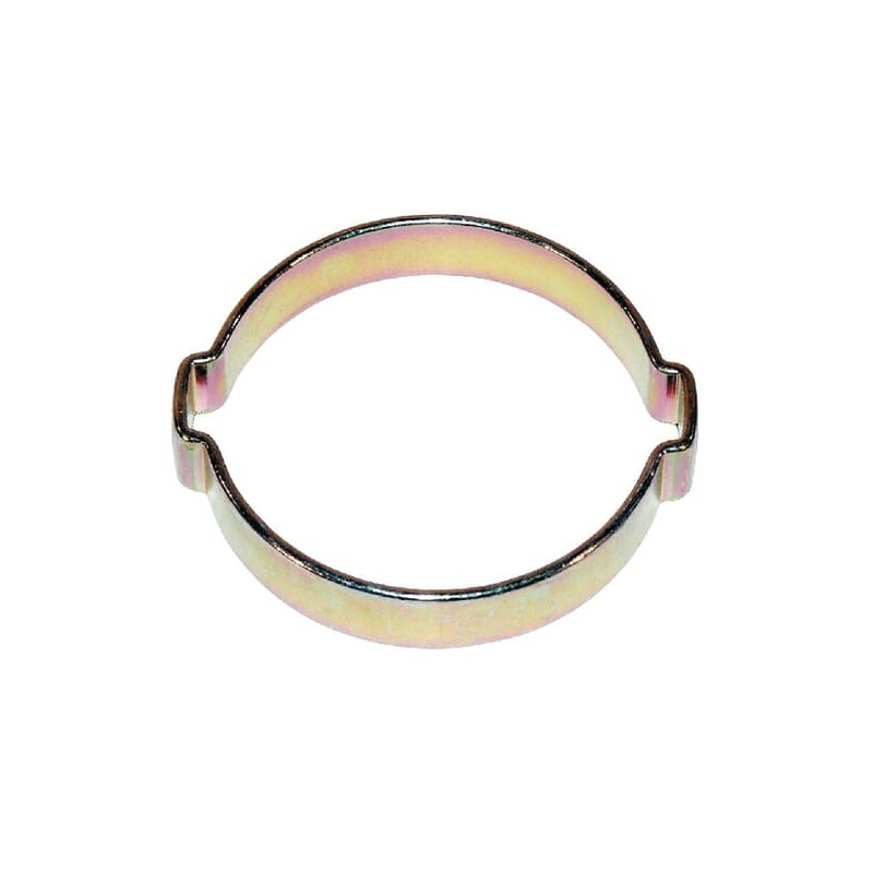 Collier De Serrage 2 Pièces Forme B DIN3567 - Professionnel Brut - Référence 3567-B-20-BK