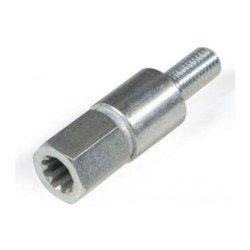 Adaptateur d'arbre 9 dents pour renvoi d'angle universel Débroussailleuse, Rotofil et Coupe-bordures