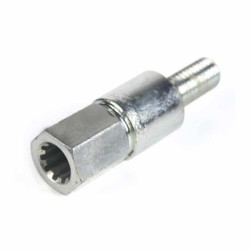 Adaptateur d'arbre 10 dents pour renvoi d'angle universel Débroussailleuse, Rotofil et Coupe-bordures