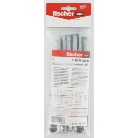 Cheville FISCHER F10M182B