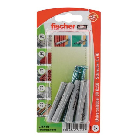 Cheville et vis FISCHER UX850SK