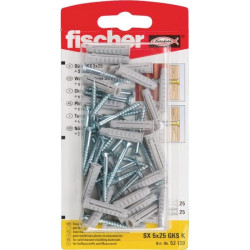 Cheville et vis FISCHER SX525GKSK