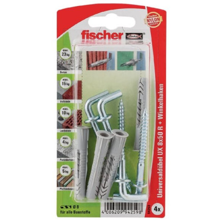Cheville et équerre FISCHER UX850WHK