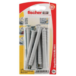 Cheville à clouer avec vis FISCHER N880ZK
