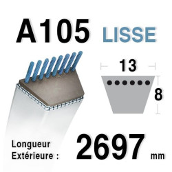 COURROIE  A105 - AMF / NOMA 49330 - 34071 - AYP / ROPER  5308H - TORO 1594 