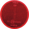 Catadioptre rond rouge diamètre 75mm tige filetée GOPART LA75021
