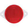 Catadioptre rond rouge diamètre 75mm à visser GOPART LA75018