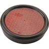 Catadioptre rond rouge diamètre 75/92mm à visser GEKA 8054