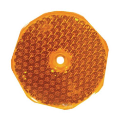 Catadioptre rond orange diamètre 80mm à visser JOKON 300011010