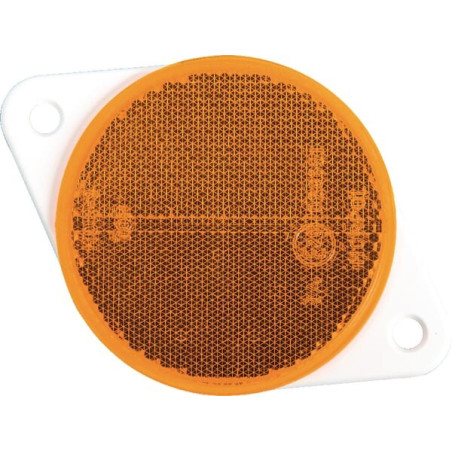 Catadioptre rond orange diamètre 75mm à visser GOPART LA75017