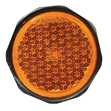 Catadioptre rond orange diamètre 63mm à visser JOKON 300002010