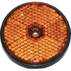 Catadioptre rond orange diamètre 60mm UNIVERSEL 484066
