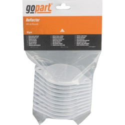 Catadioptre rond blanc diamètre 75mm à visser GOPART LA75016