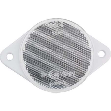Catadioptre rond blanc diamètre 75mm à visser GOPART LA75016