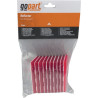 Catadioptre rectangle rouge 94x44mm GOPART LA75006