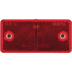 Catadioptre rectangle rouge 94x44mm à visser GOPART LA75003