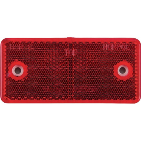 Catadioptre rectangle rouge 94x44mm à visser GOPART LA75003