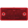 Catadioptre rectangle rouge 94x44mm à visser GOPART LA75003