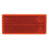 Catadioptre rectangle rouge 70x31,5mm autocollant HELLA 8RA004412021