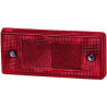 Catadioptre rectangle rouge 196x88mm à visser HELLA 8RA003734101