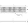 Catadioptre rectangle rouge 105x24mm GOPART LA75015