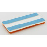 Catadioptre rectangle orange 94x44mm autocollant HELLA 8RA003326041