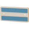 Catadioptre rectangle orange 94x44mm à visser HELLA 8RA003326077