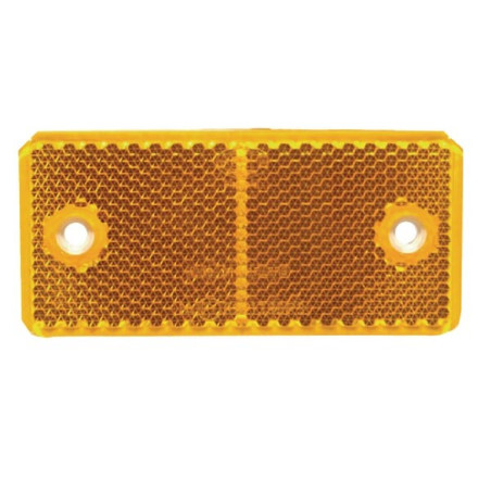 Catadioptre rectangle orange 180x40mm à visser HELLA 8RA003326011