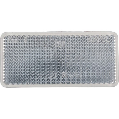 Catadioptre rectangle blanc 94x44mm GOPART LA75004