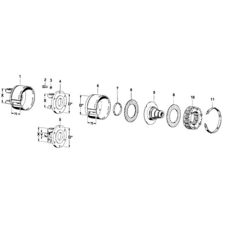 Mâchoire de limiteur à friction WALTERSCHEID 359001
