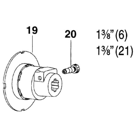 Mâchoire de limiteur à friction WALTERSCHEID 359001