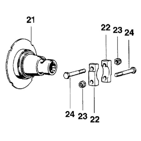 Mâchoire de limiteur à friction WALTERSCHEID 359001