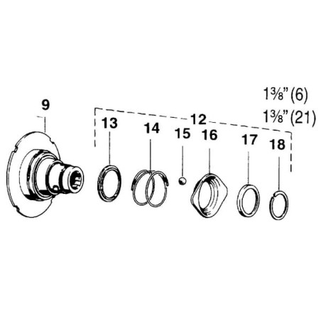 Mâchoire de limiteur à friction WALTERSCHEID 359001