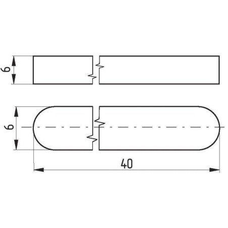 Clavette plate UNIVERSEL 68856640
