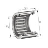 Roulement à aiguilles INA/FFAG HK35202RSAS1L271