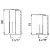 Cache de protection UNIVERSEL 1720