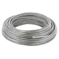 Câble en acier galvanisé 5mm 30m UNIVERSEL WR05030L