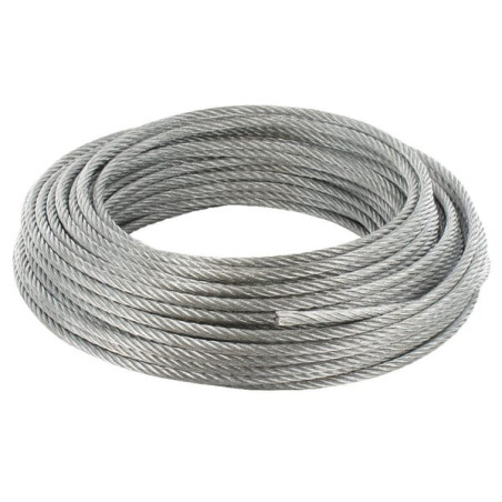 Câble en acier galvanisé 5mm 30m UNIVERSEL WR05030L