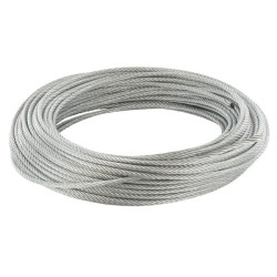 Câble en acier galvanisé 3mm 30m UNIVERSEL WR03030L