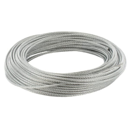 Câble en acier galvanisé 3mm 30m UNIVERSEL WR03030L