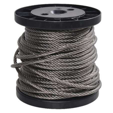 Câble en acier inoxydable 5mm longueur 25m UNIVERSEL WR05025RVS
