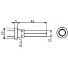 Burin plat 11mm UNBRANDED CB51112180