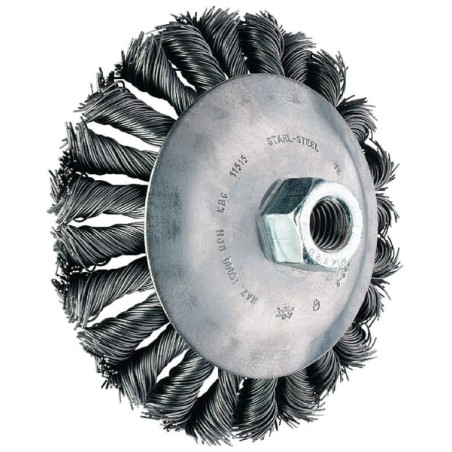 Brosse cônique PFERD KBG115CTINOX