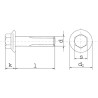 Boulon zingué M12x20 UNIVERSEL 1220VR