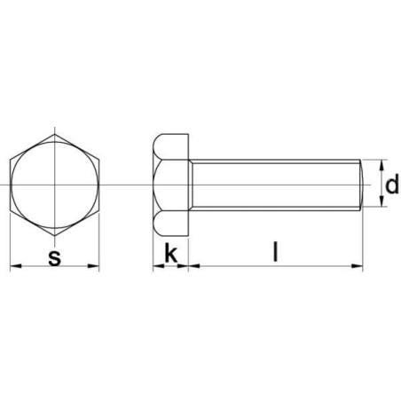 Boulon M8x40 UNIVERSEL 933840