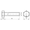 Boulon M5x50 UNIVERSEL 933550