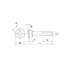 Boulon M10x25 UNIVERSEL 603102588