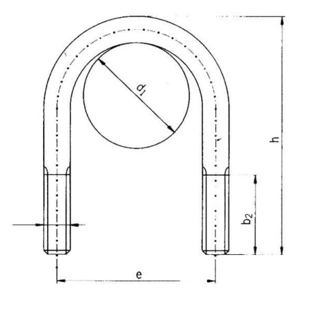Boulon avec étrier UNIVERSEL 3570100