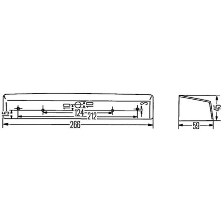 Bloc d'éclairage HELLA 2KA004525001