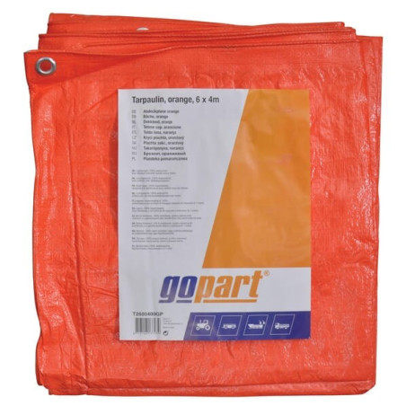 Bâche orange 6x4m GOPART T2600400GP